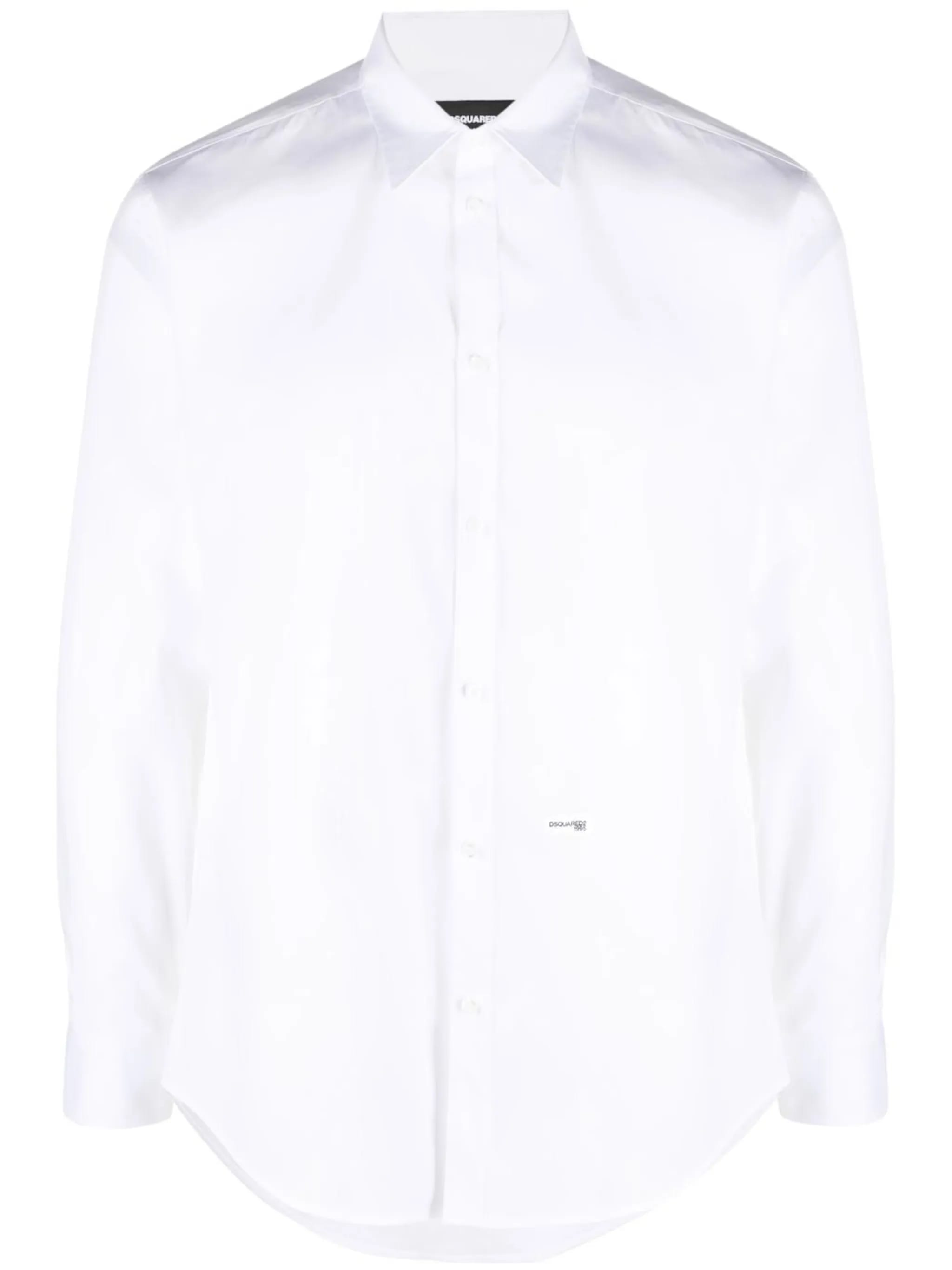 Relax Dan White Cotton Pointed Shirt