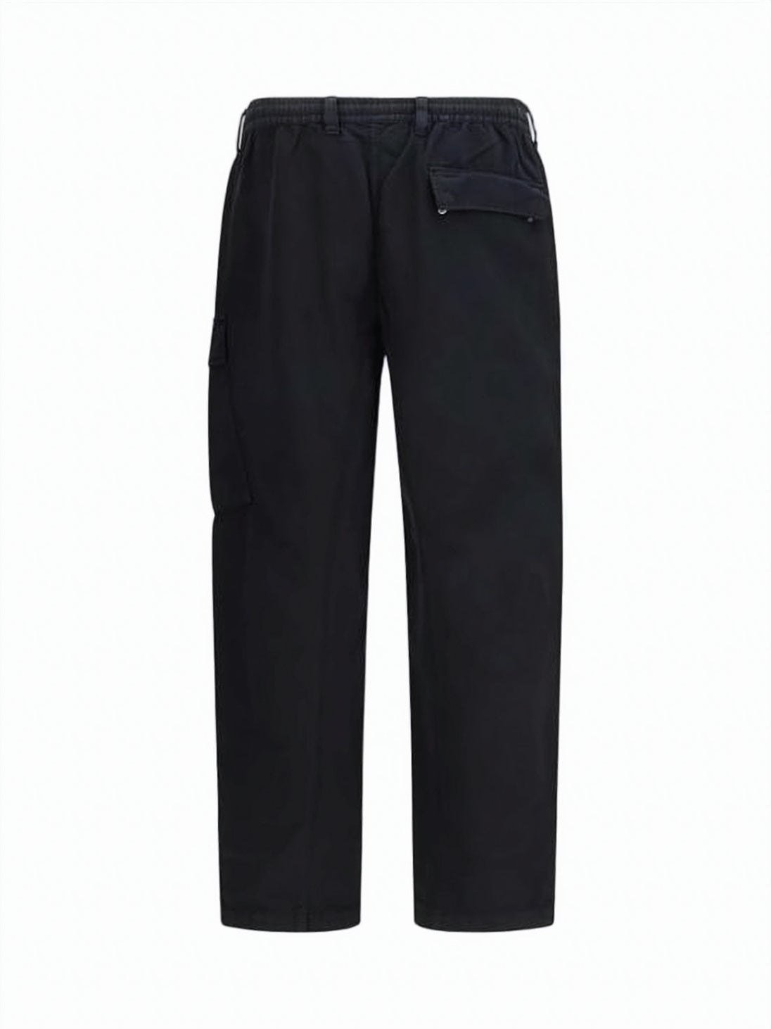 Relaxed Fit Straight Pants with Tapered Leg