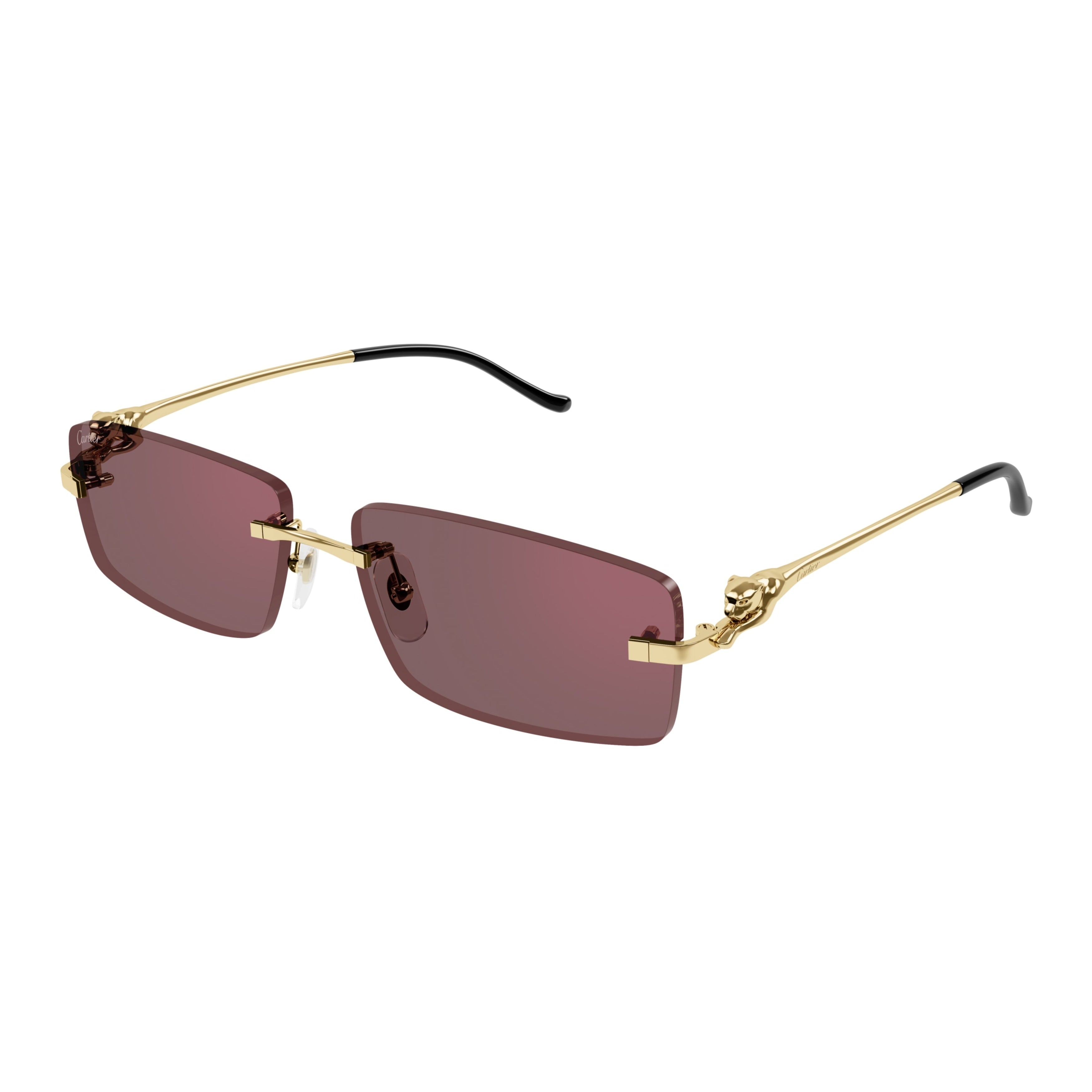 Ct0430s Rimless Rectangular Sunglasses