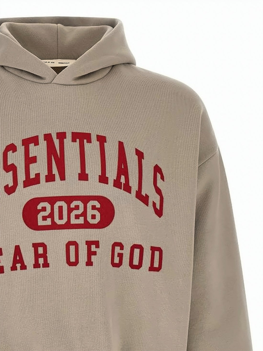 Cropped Relaxed-Fit Hoodie with Bold Front Print