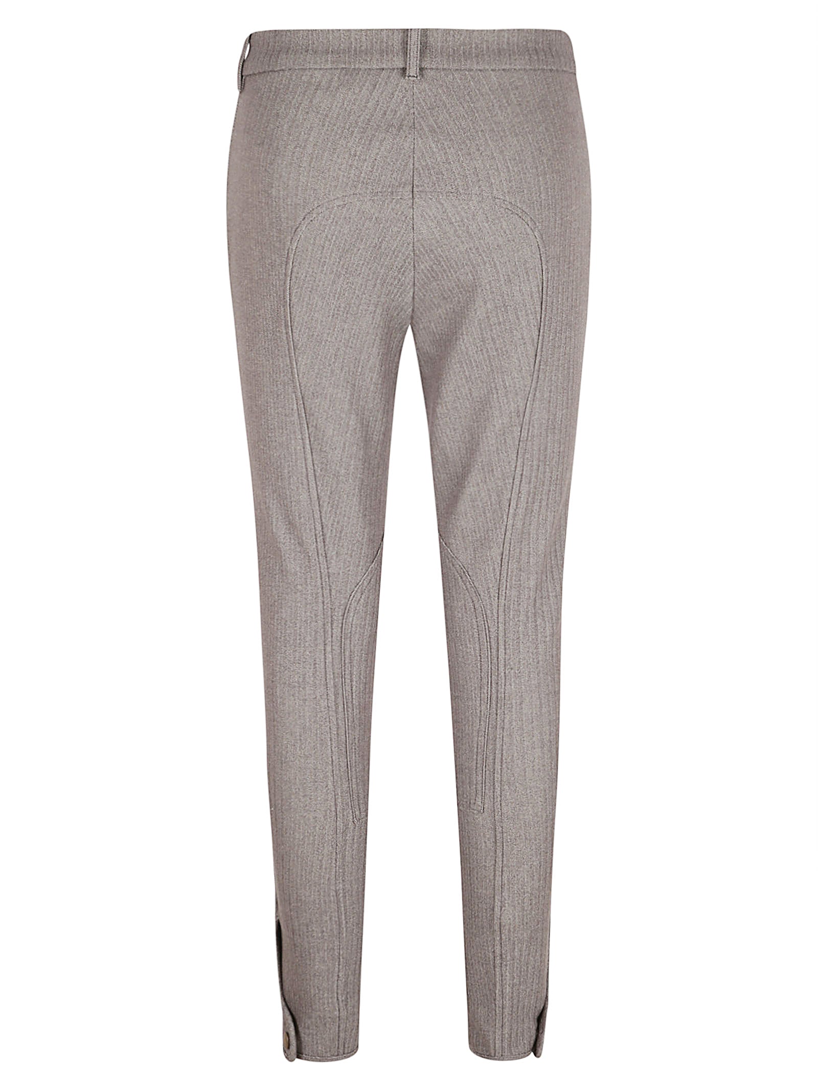 Fitted Stretch Cotton Herringbone Jodhpurs