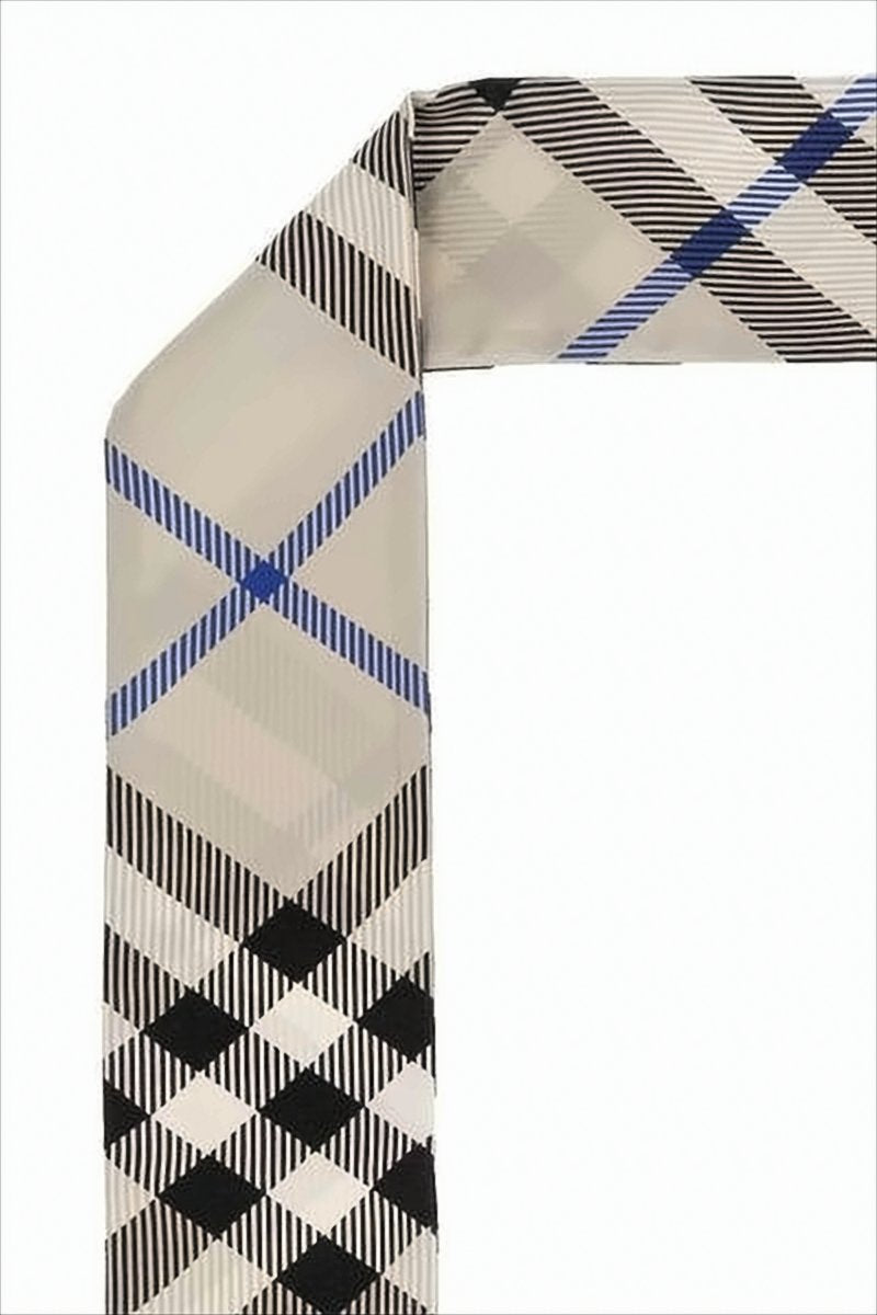 Pointed-Edge Silk Scarf