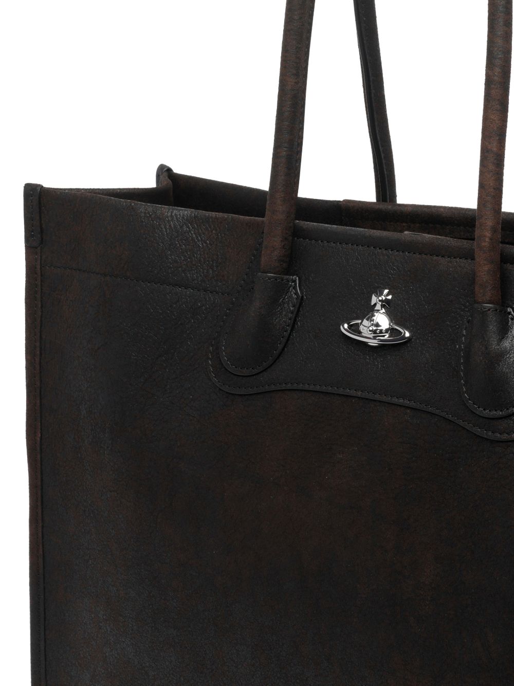 Brown Calf Leather Shoulder Bag