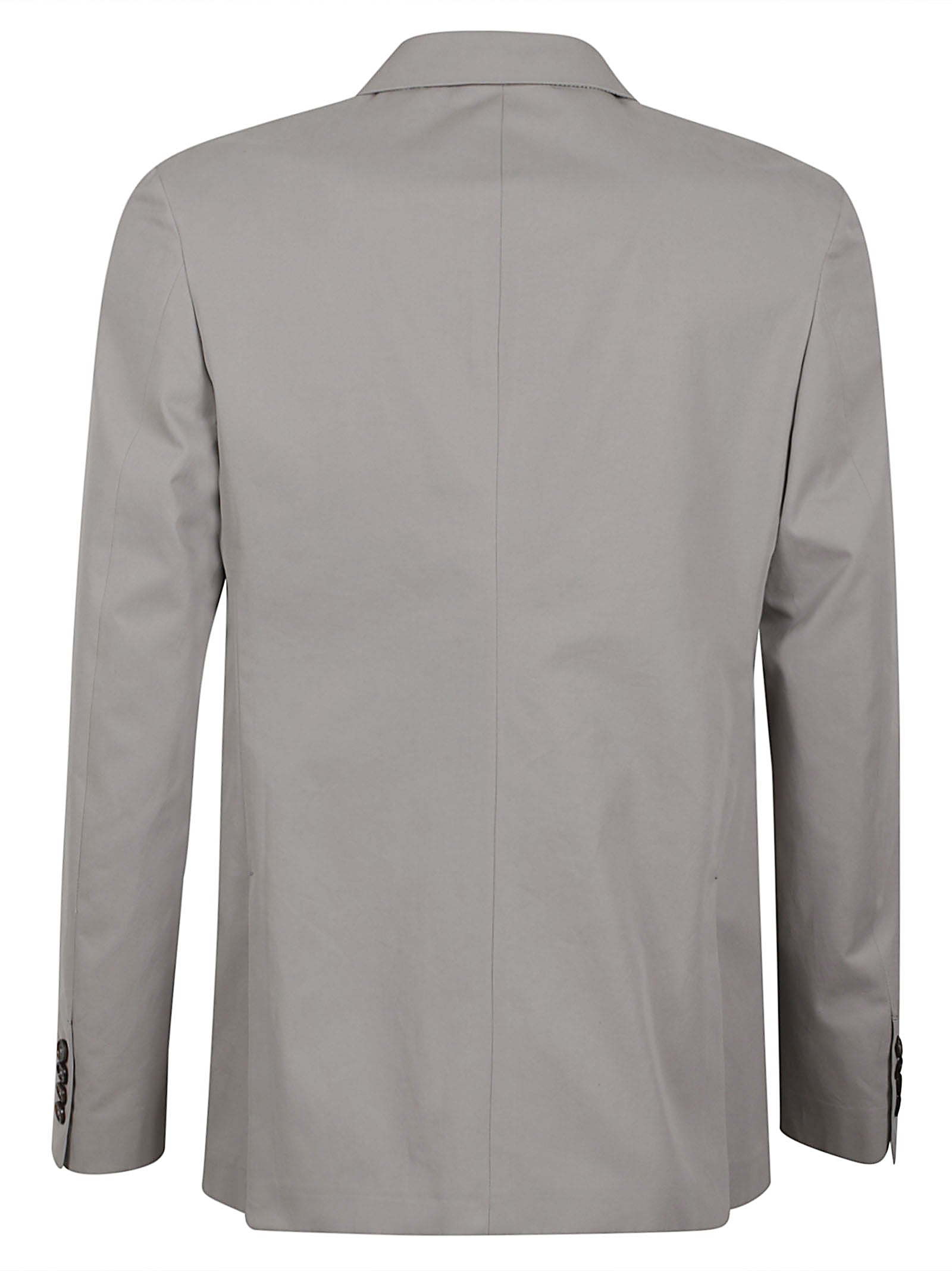 Minimalist Matte-Finish Jacket with Classic Notch Lapel