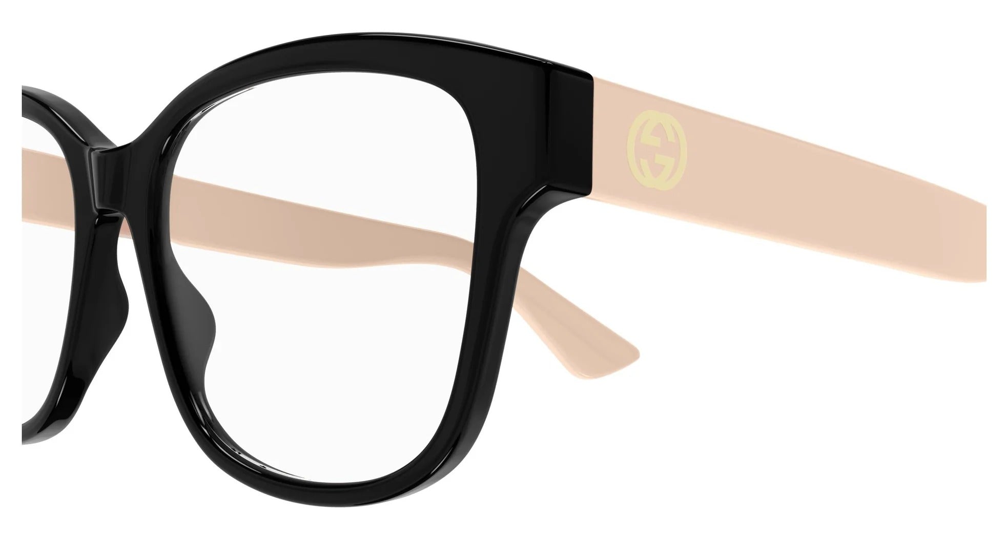 Eyeglasses Gucci GG1340O 007 black pink transparen 54/17/140