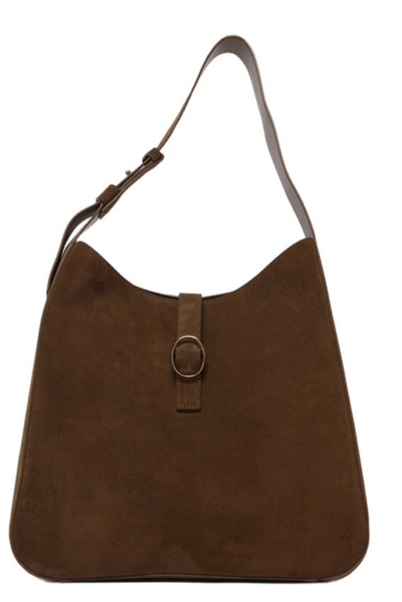 Soft Suede Leather Shoulder Bag