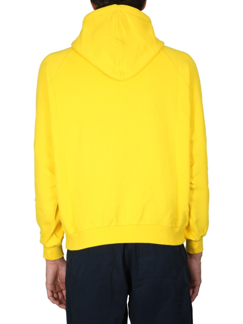 Relaxed-Fit Drawstring Hood Sweatshirt