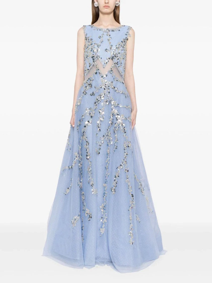 Tulle Dress With Beading