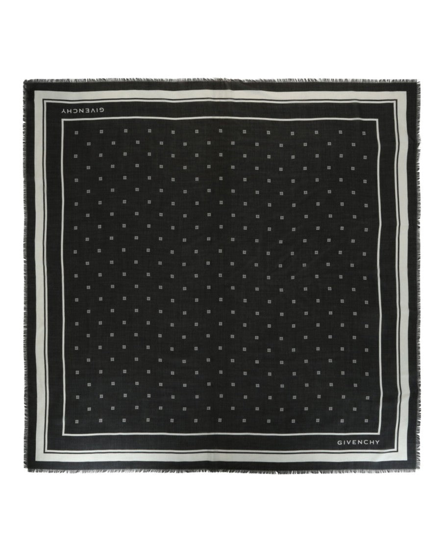 4G Shawl In Cashmere And Silk