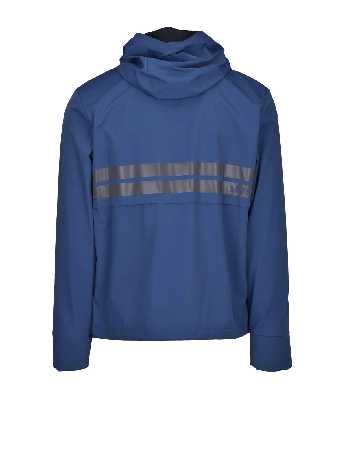 Technical Waterproof Jacket With Zip Closure And Reflective Accents