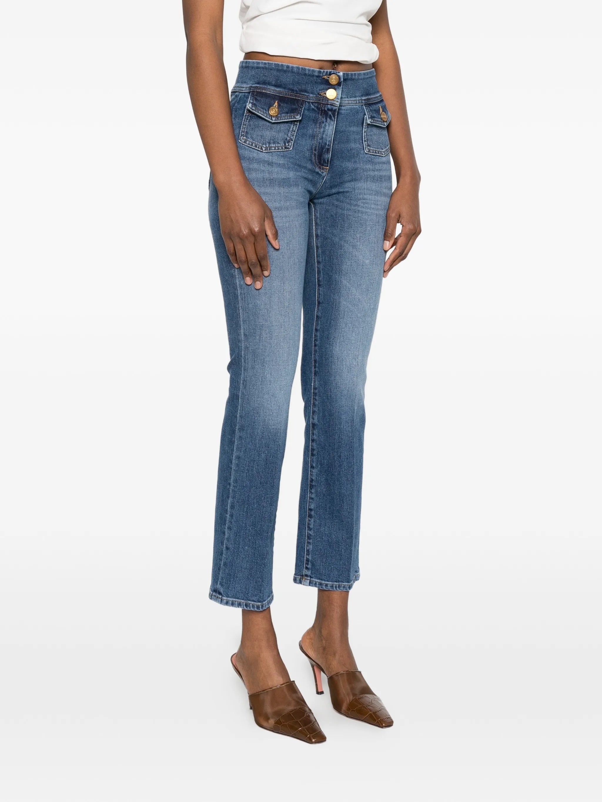Classic Blue Pantalone Emil Cropped Jeans