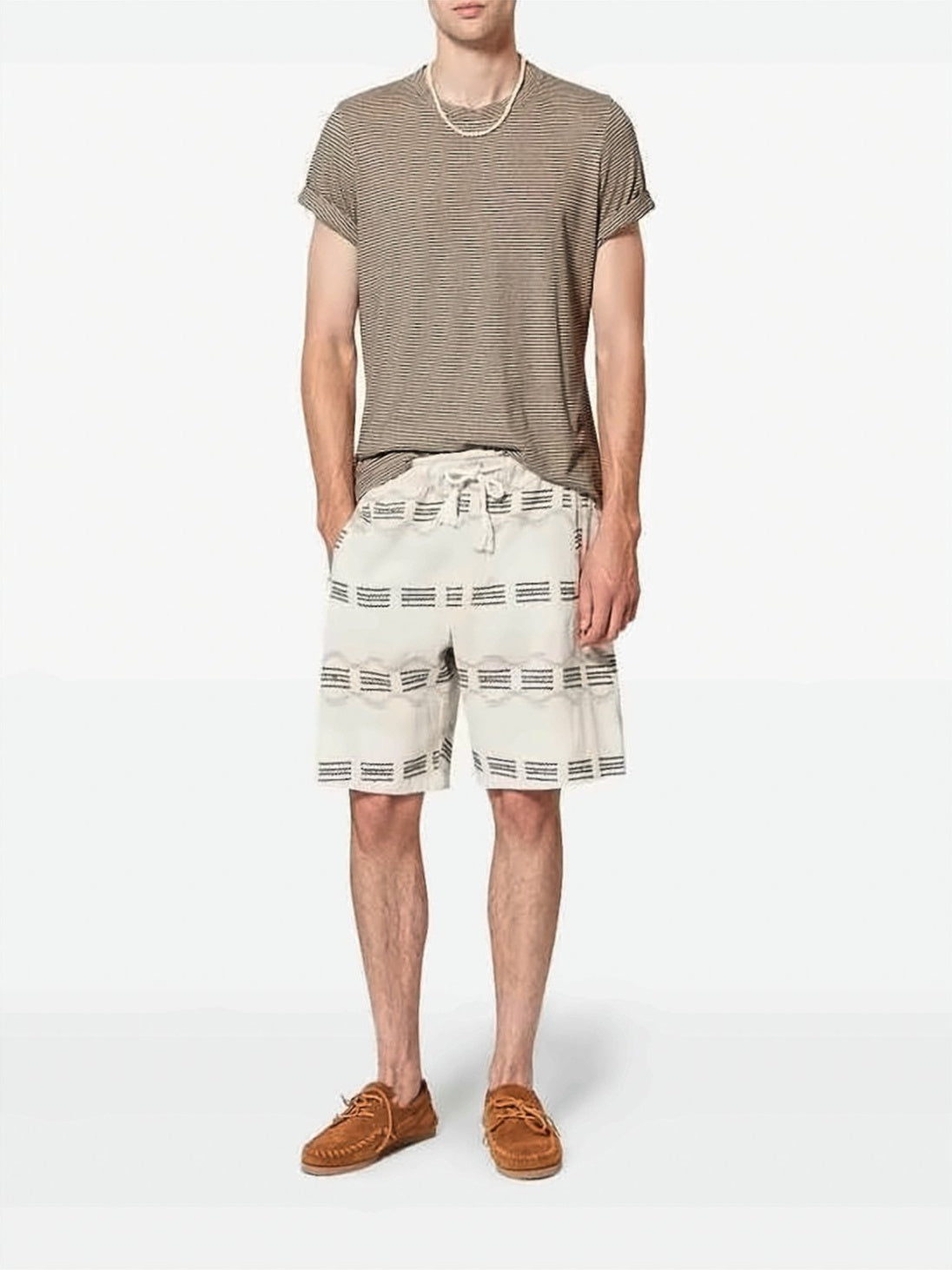 Brown Short-Sleeved T-Shirt