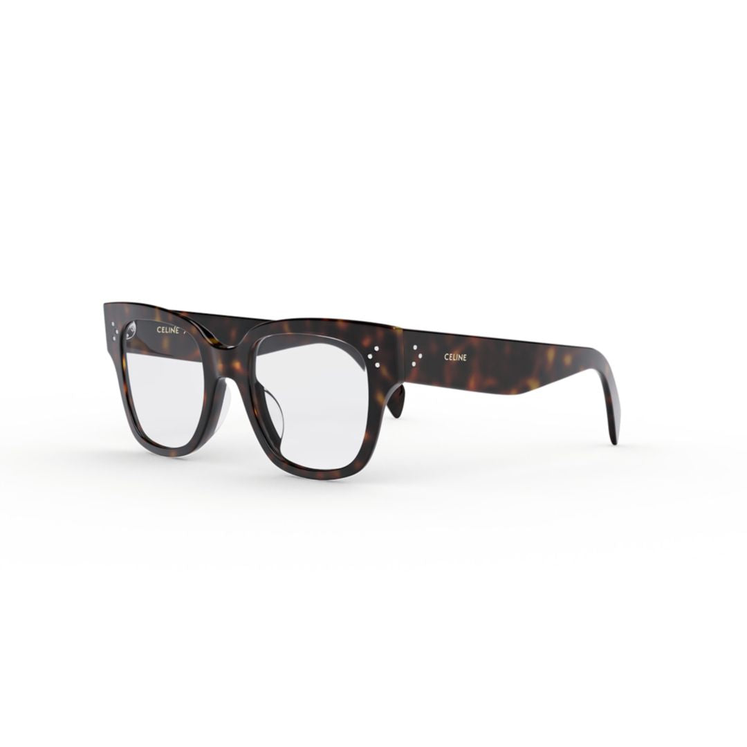 Cl50110u Oversized Square Tortoiseshell Eyeglasses
