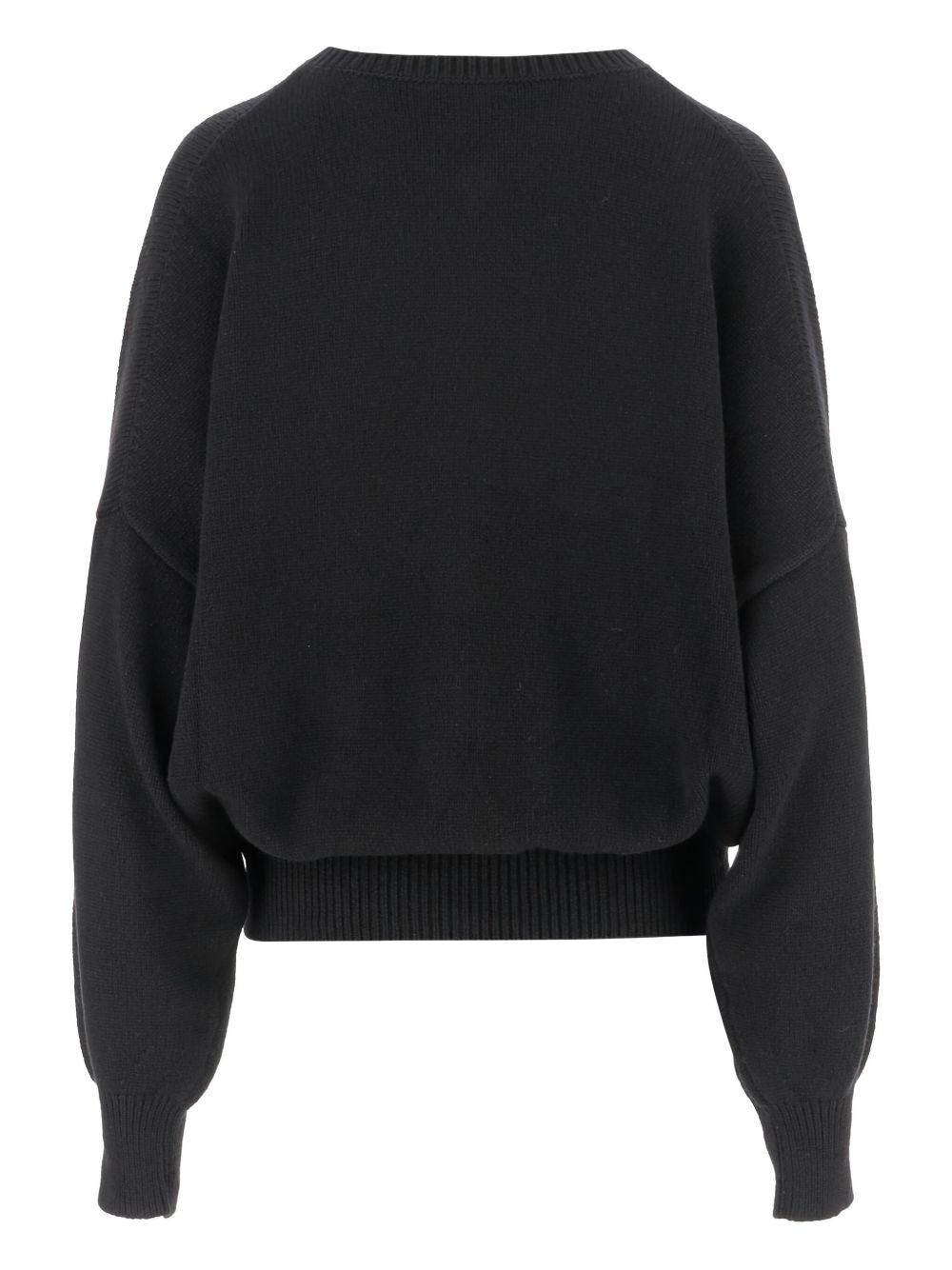 Cashmere Knit Sweater With V-Neck