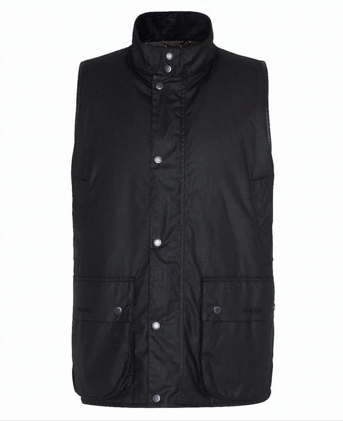 Matte Finish Sleeveless Barbour Vest