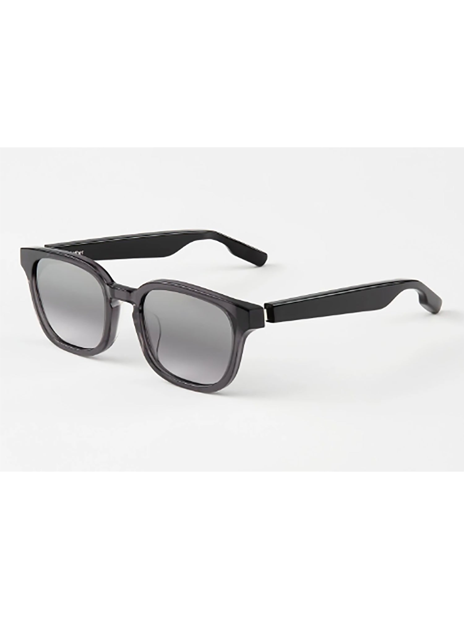 Modern Angular Black Acetate Sunglasses