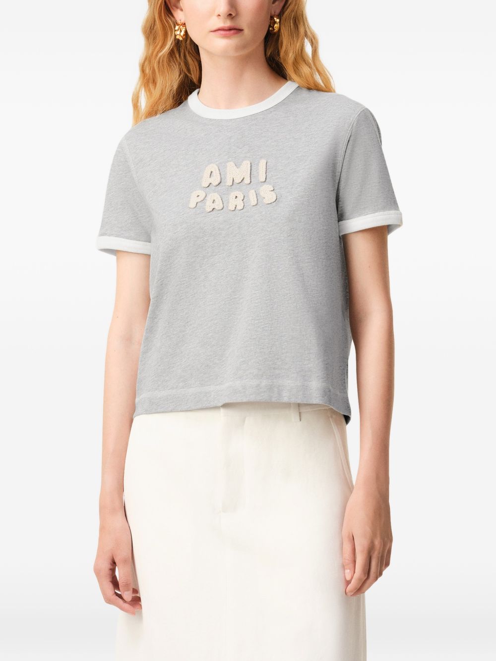 Short-Sleeved Crew Neck T-Shirt