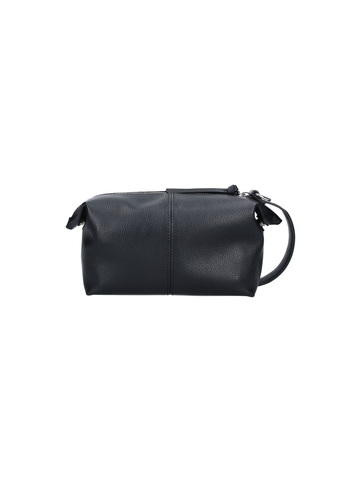 Black Wash Bag Textured PU Pouch