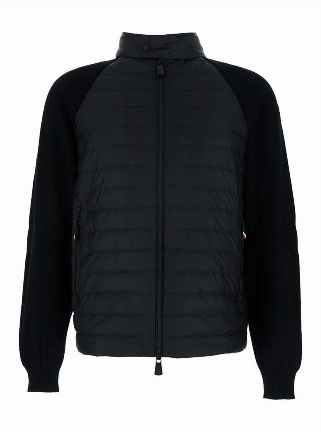 Quilted Black Casual Jacket