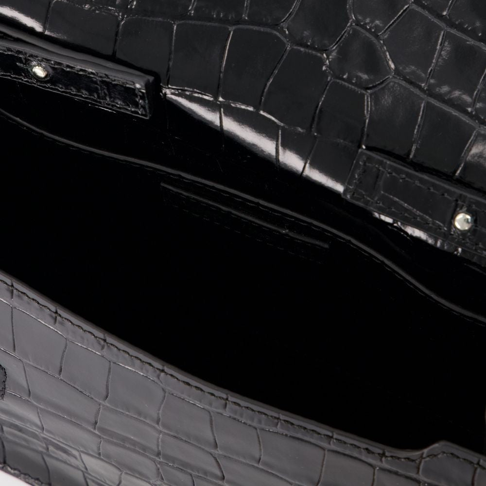 Mini Folder Bag - Leather - Black