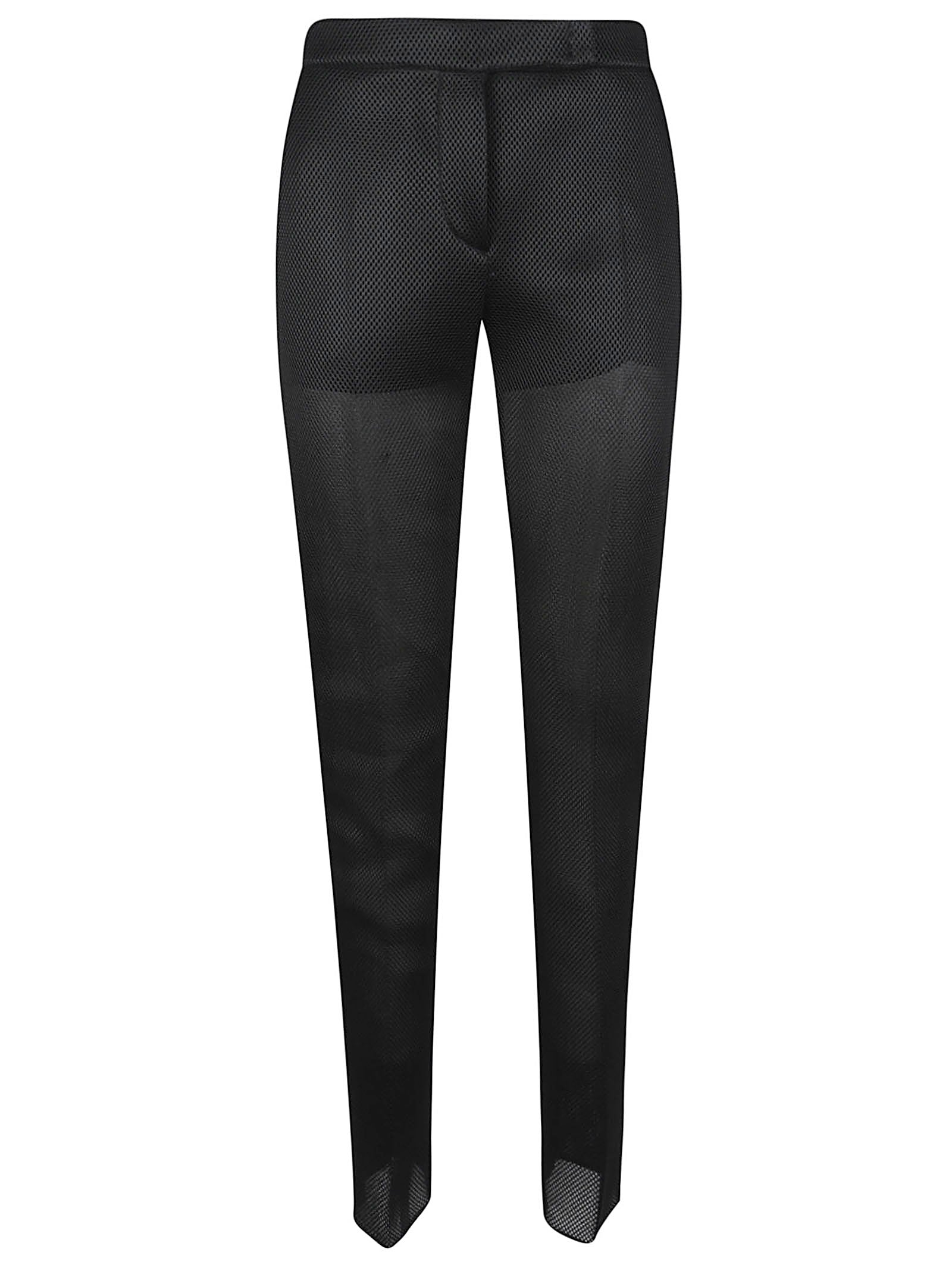 Tapered Pants with Unique Mesh Overlay
