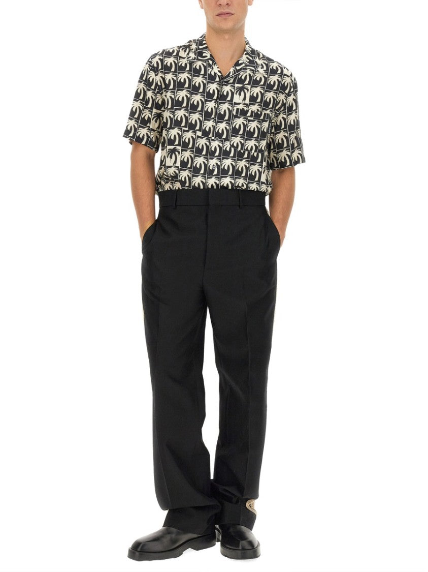 Pants With Logo Band