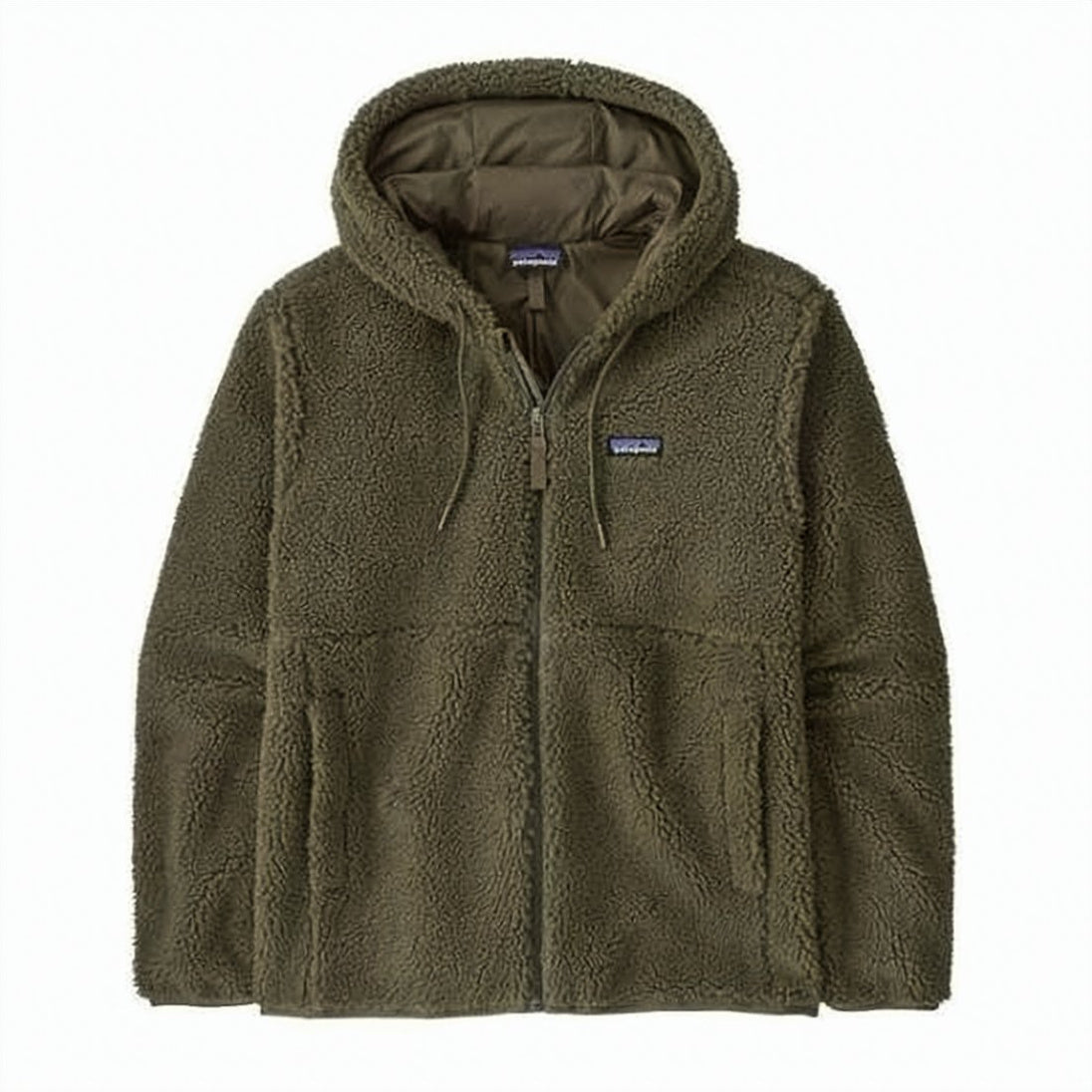 Plush Hooded Jacket with Relaxed Fit