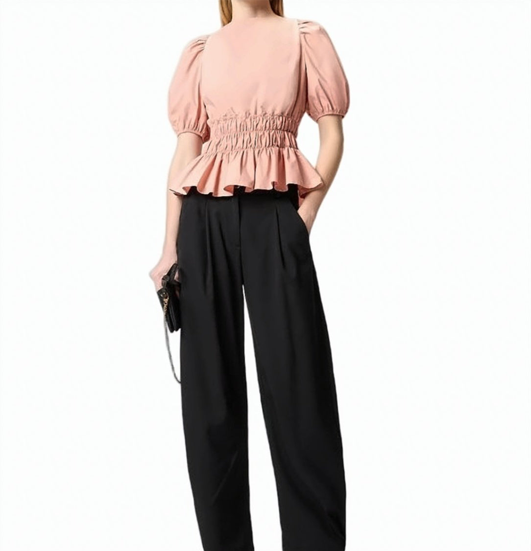 Joandra Cotton Poplin Crop Top