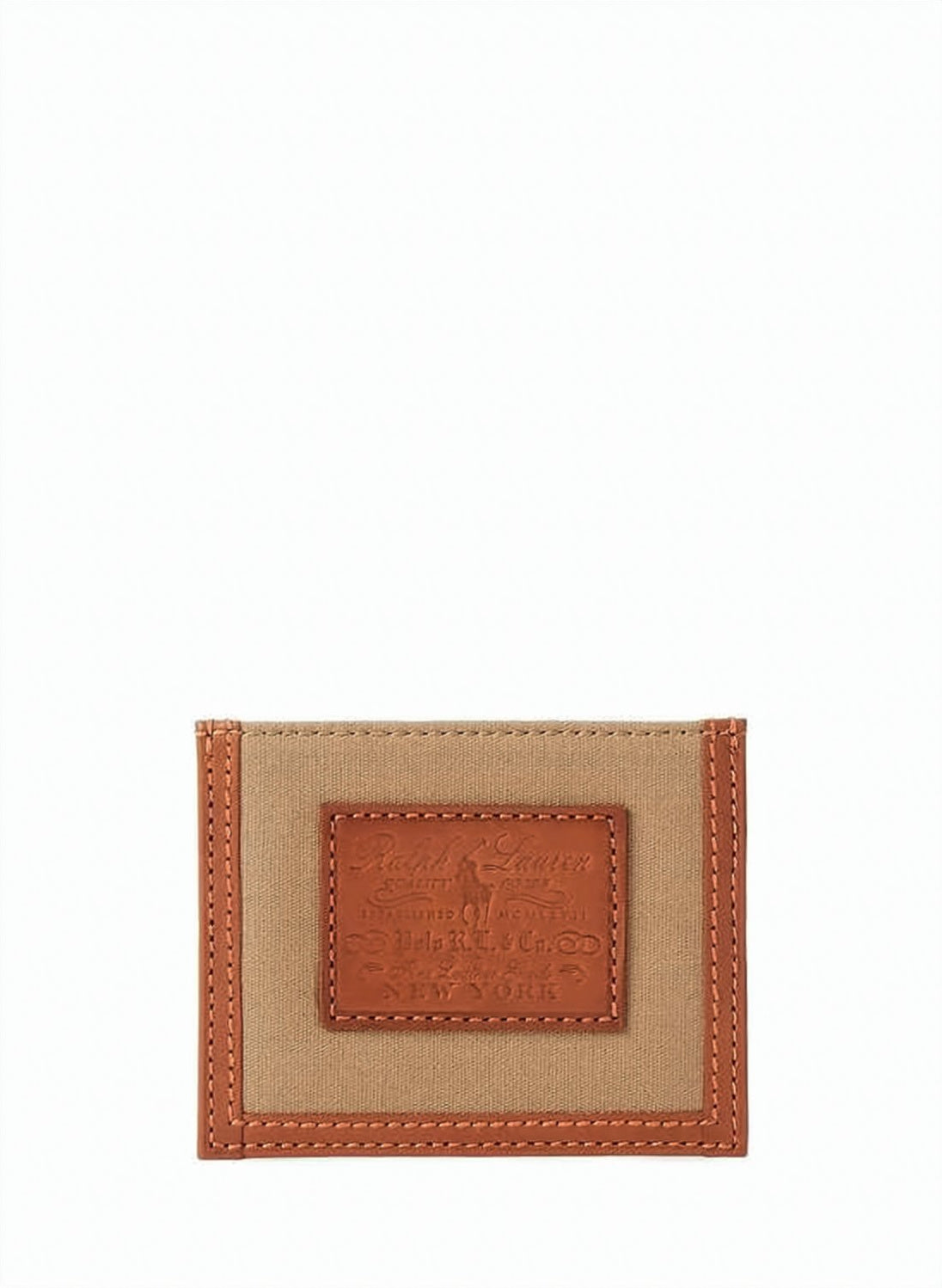 Beige Cotton Wallet
