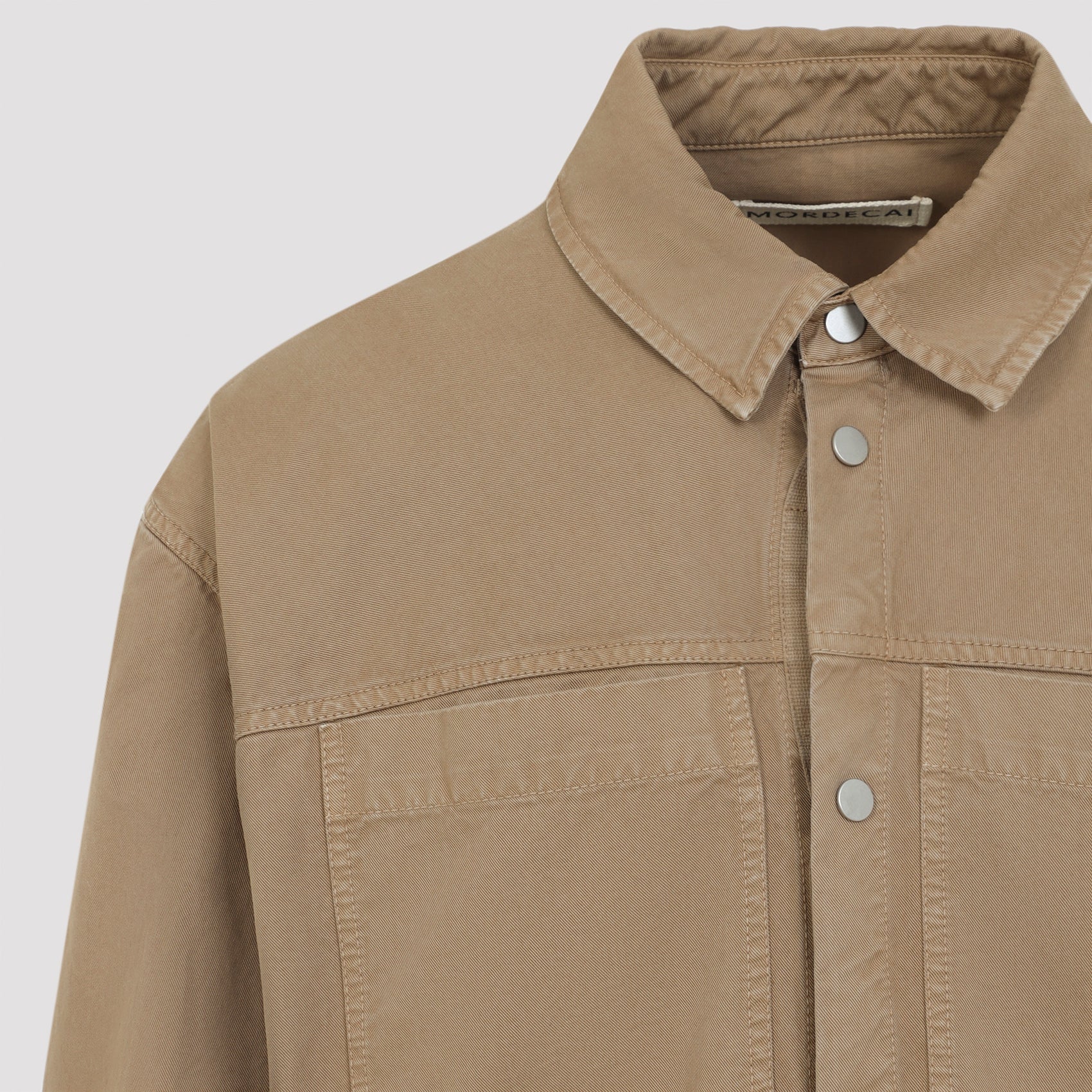 Relaxed Fit Button-Up Shirt Jacket