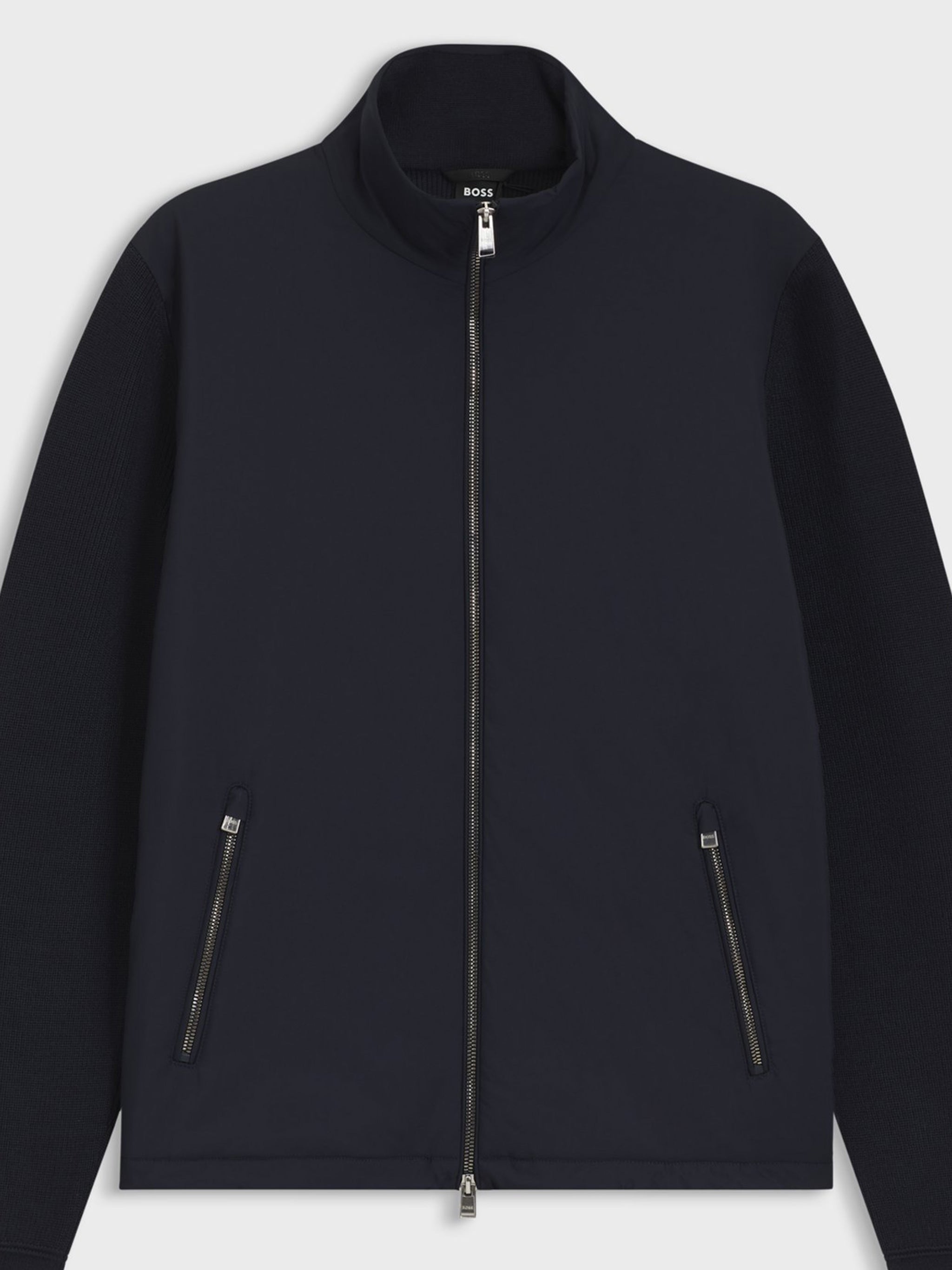 Black P Ulmo Zip-Up Textured Jacket