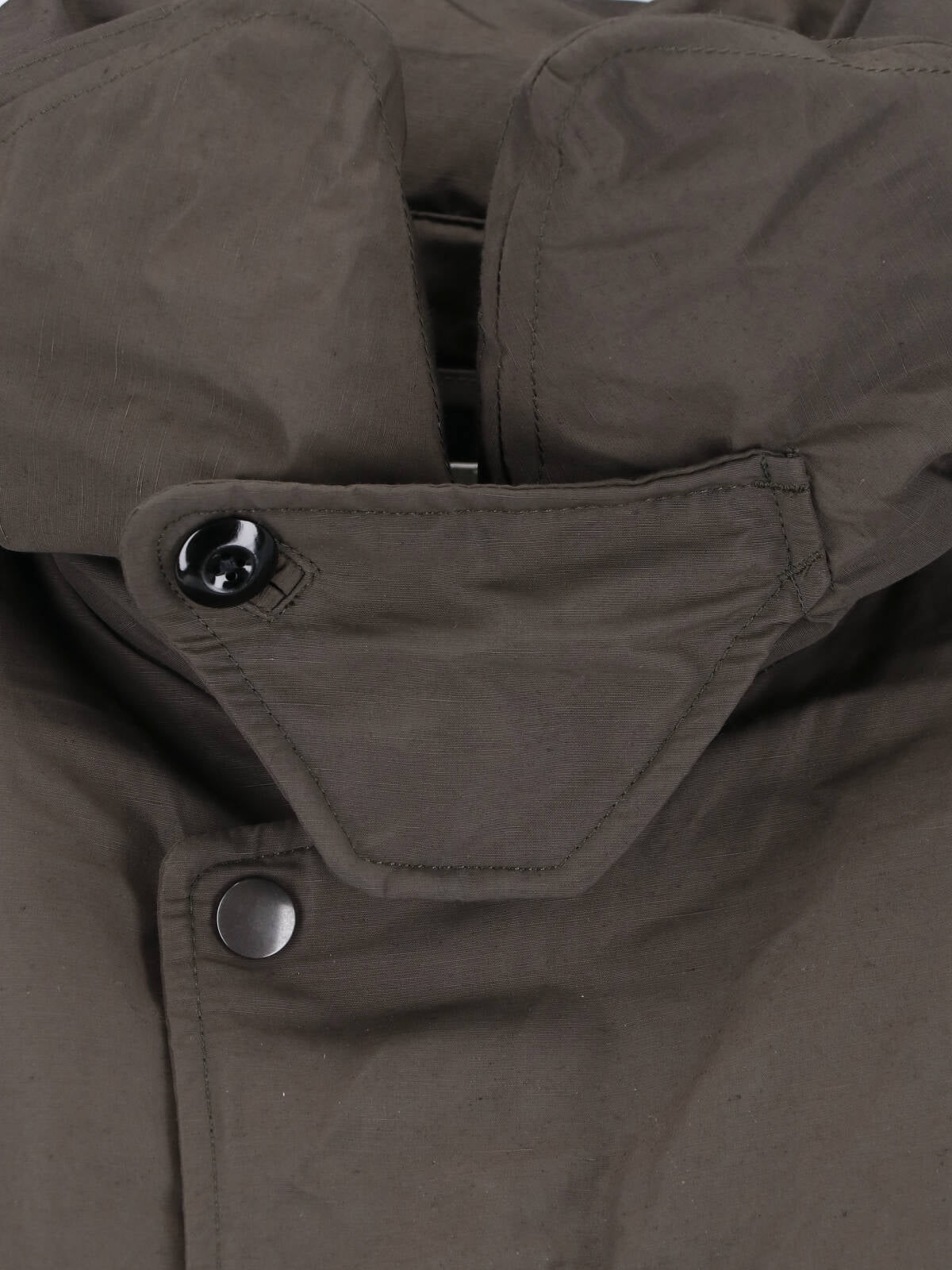 Brown High Collar Oversized Casual Jacket