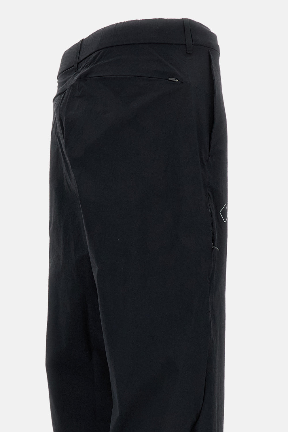 Off-Race Tech Black Nylon Shorts
