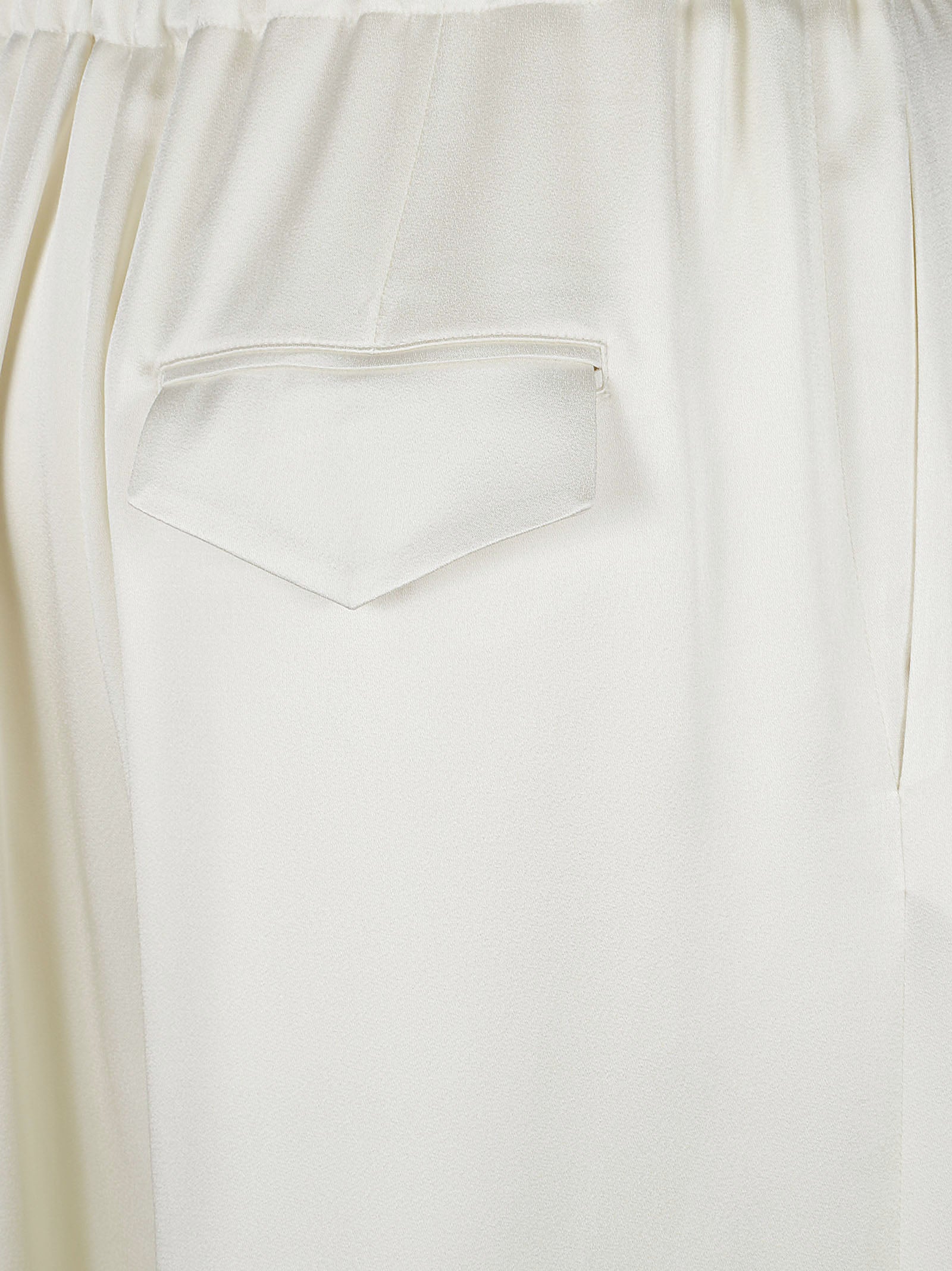 Relaxed Fit Trousers with Elastic Waistband