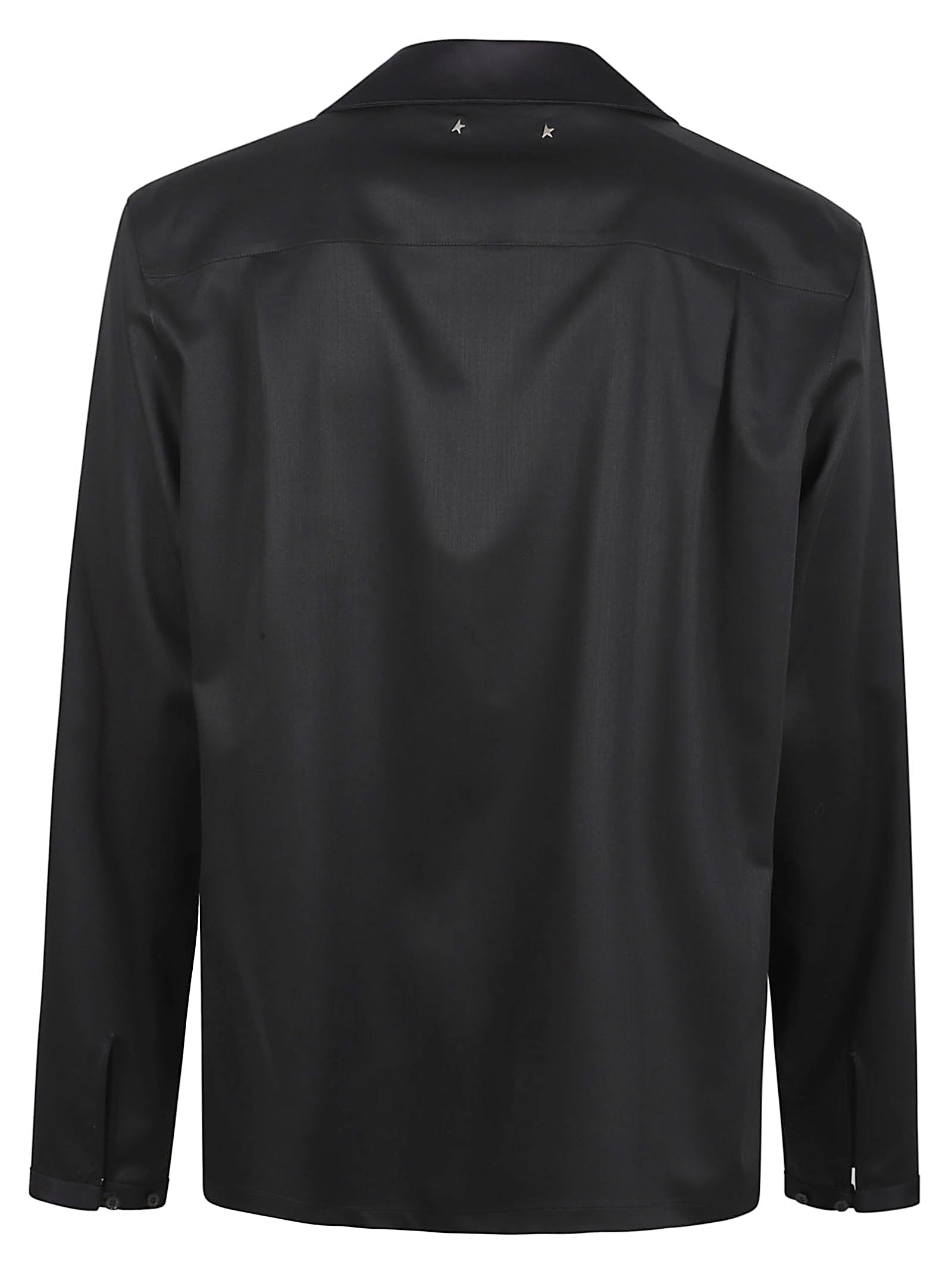 Black Virgin Wool Shirt