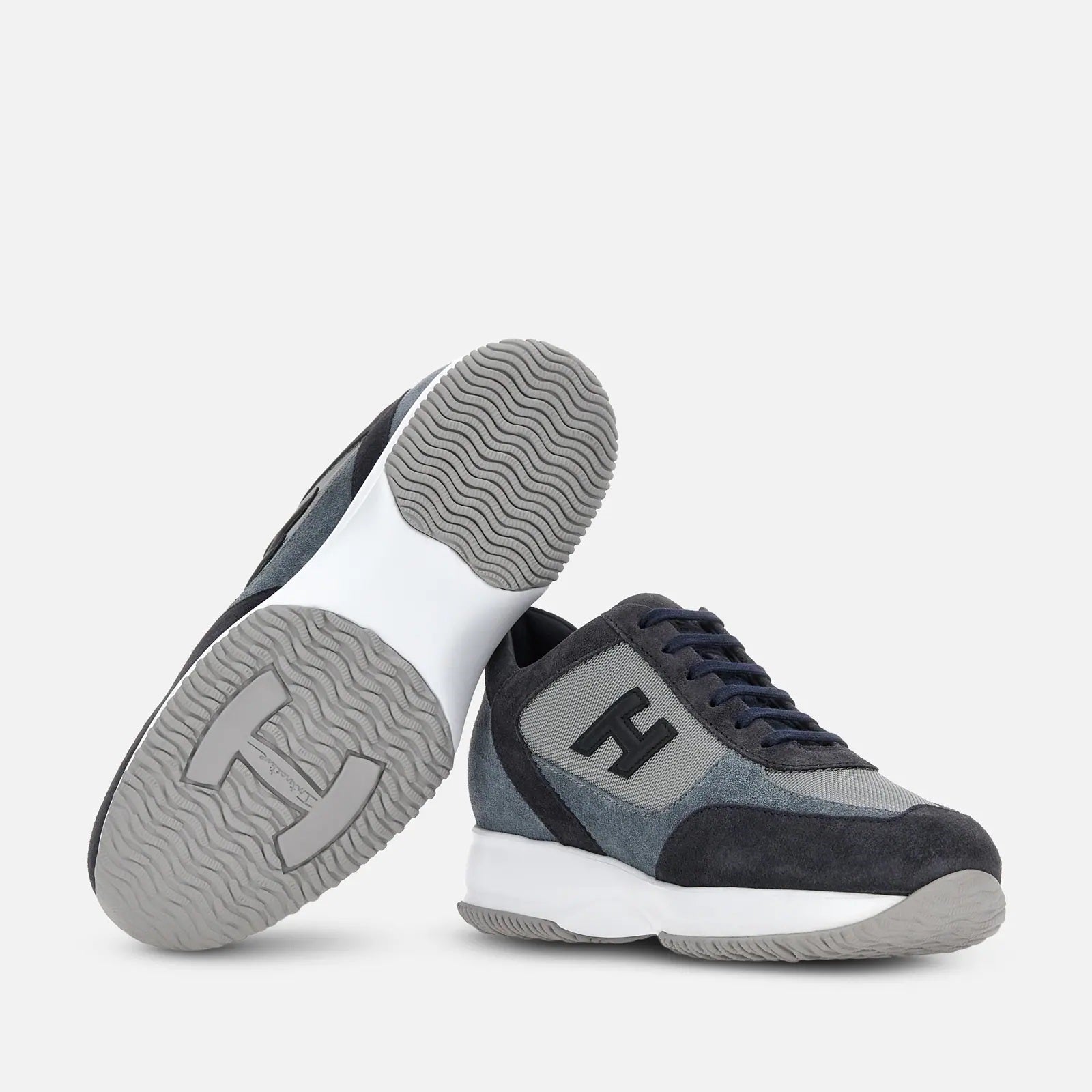 Interactive Allacciato H3D Sneakers in Blue