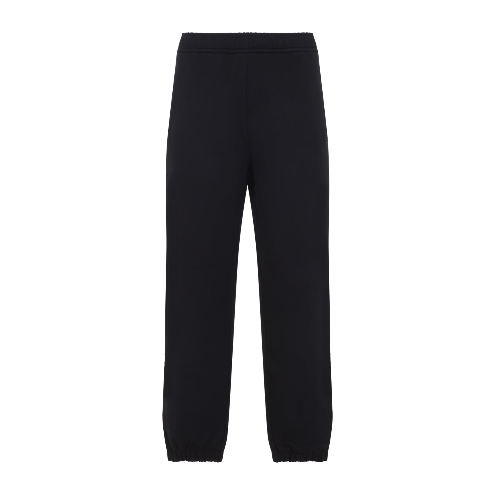 Relaxed Fit Black Casual Pants