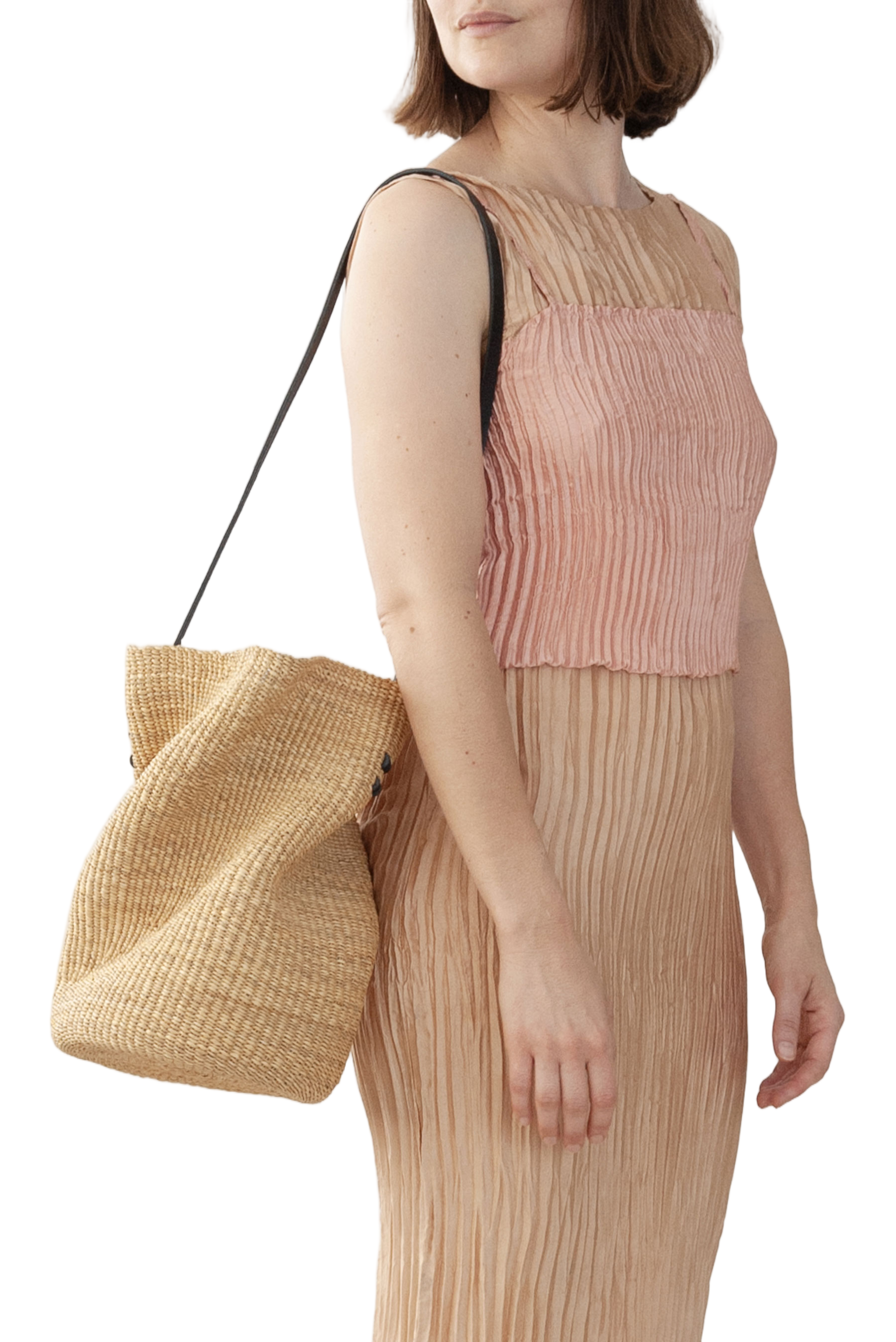 Akamae N.37 Froissé Bucket Bag