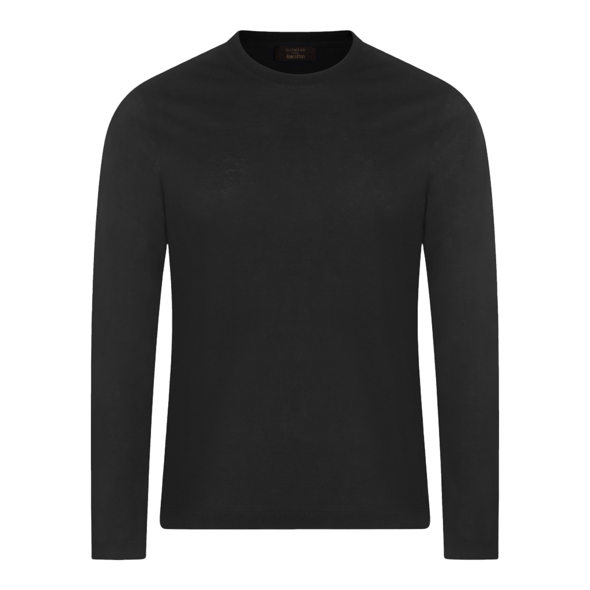 Crew Neck Black Sweatshirt