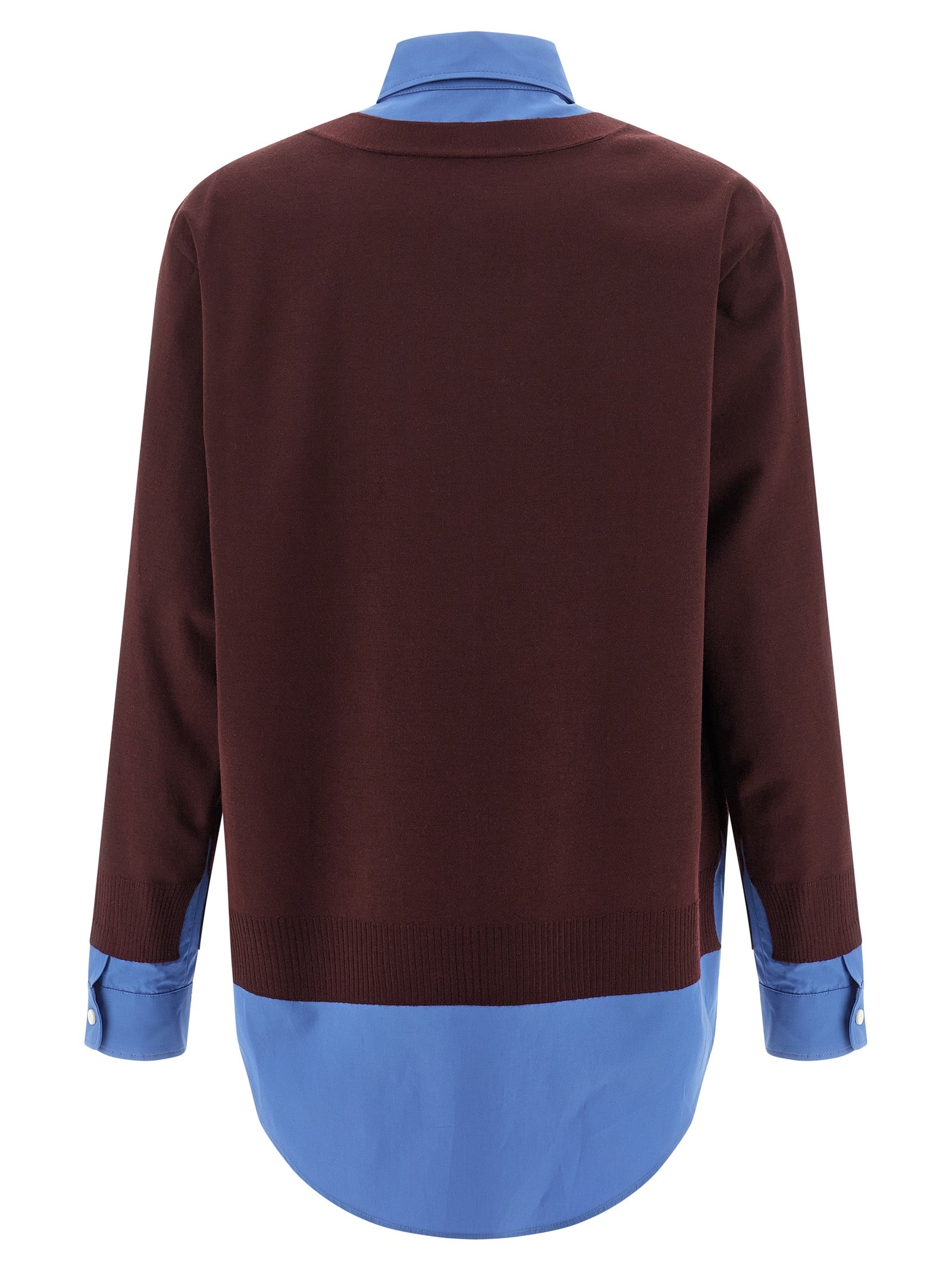 Poplin And Cashmere Shirt