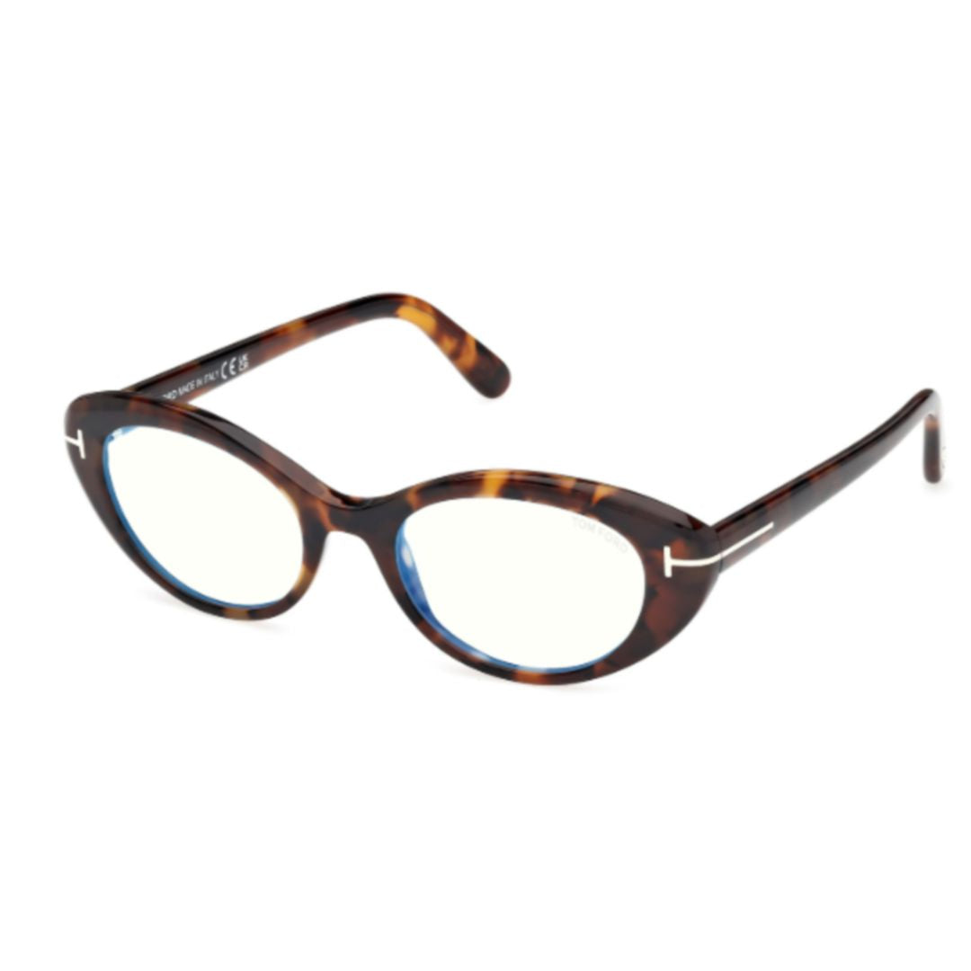 Ft6092-B Oval Tortoiseshell Pattern Eyeglasses