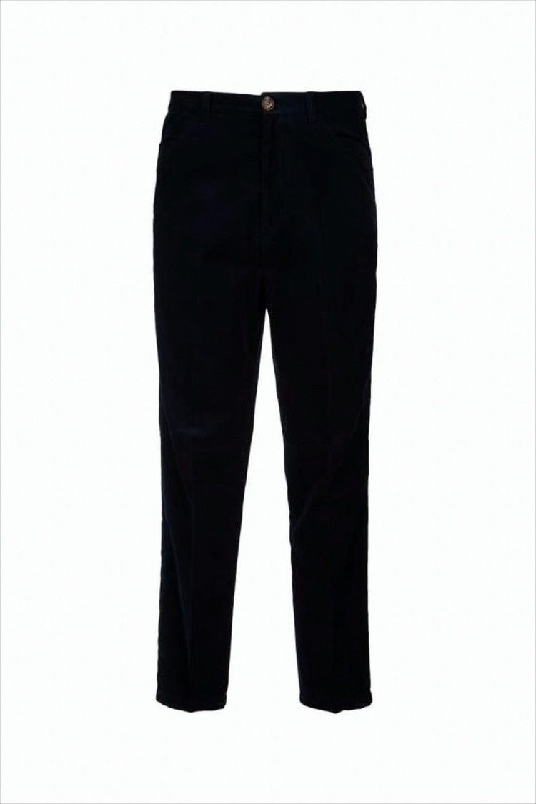 Straight Black Pants with Clean Lines