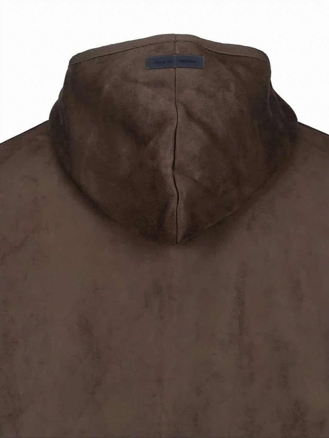 Plush Textured Hoodie With Turtleneck