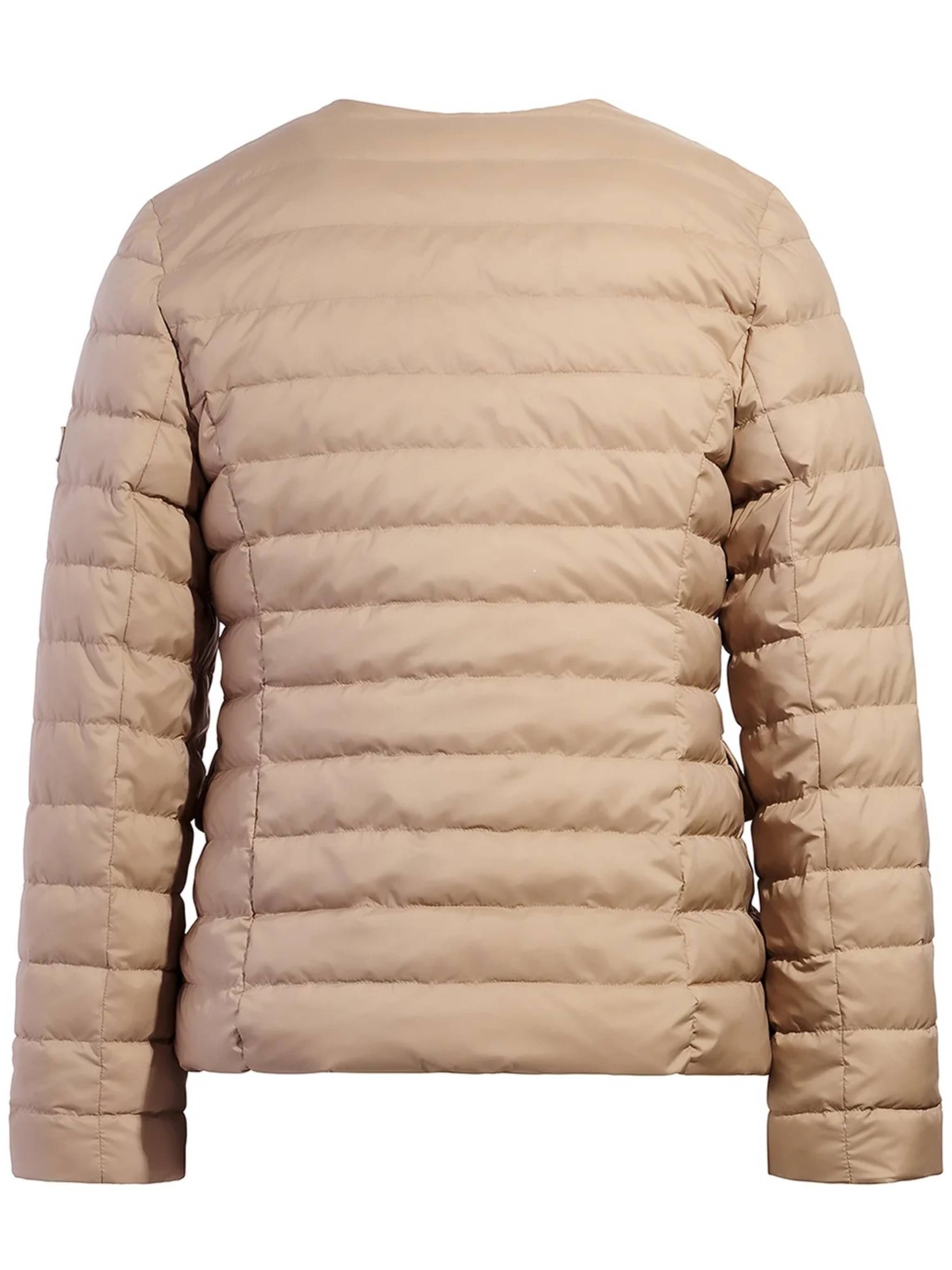 Black Noko Quilted Lightweight Nylon Jacket