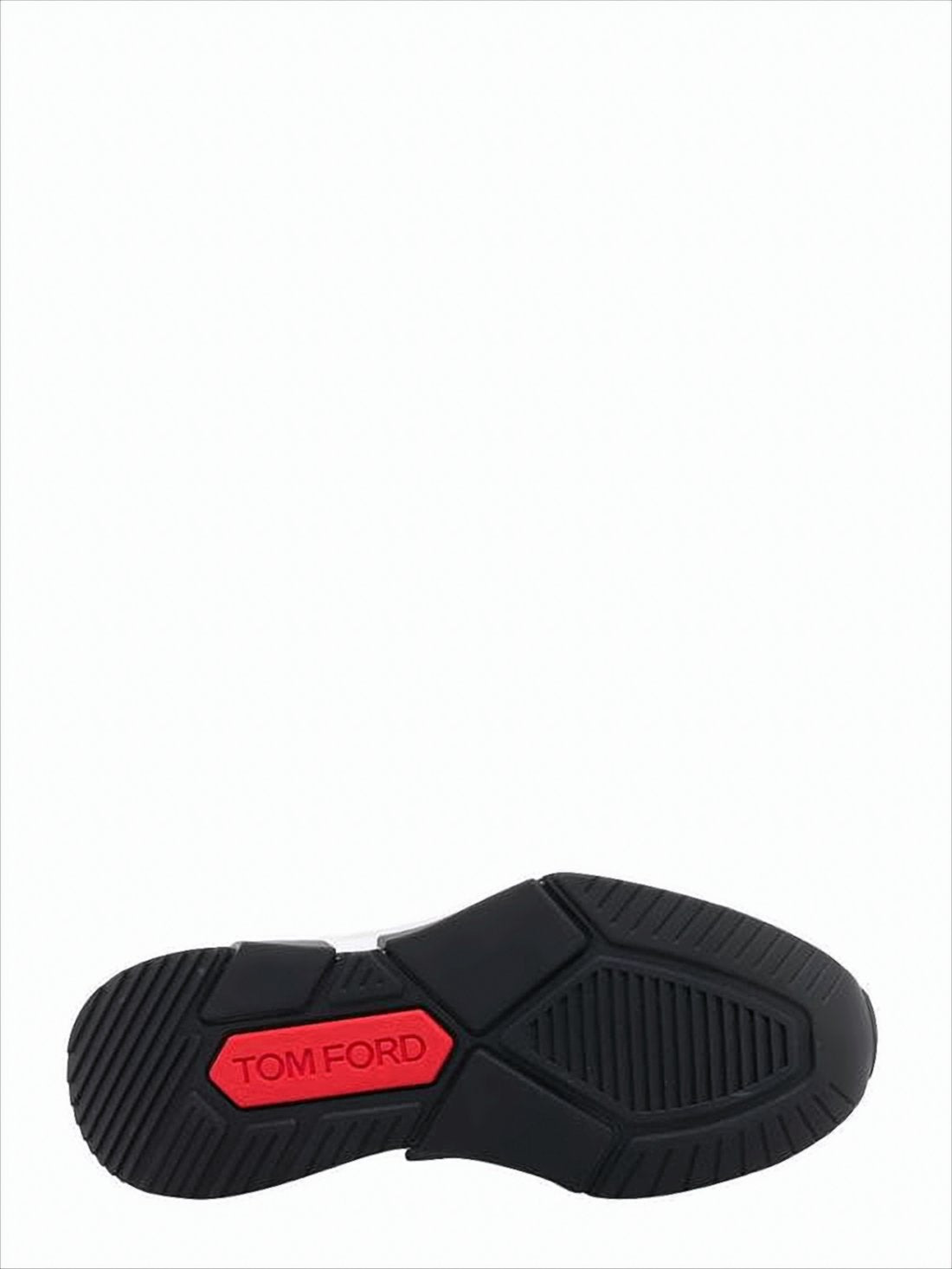 Bold Black Mesh and Leather TOMFORD Sneakers