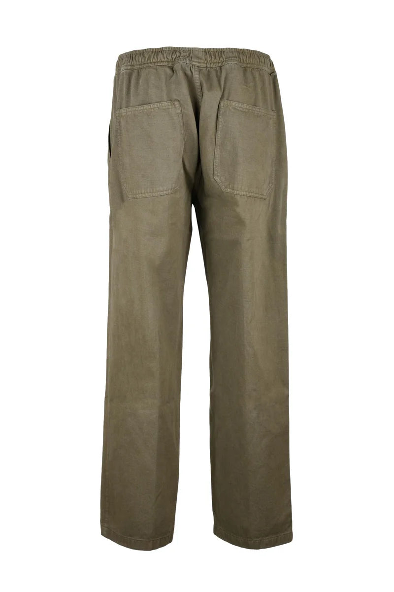 Elastic Waist Chinos - Sage Green