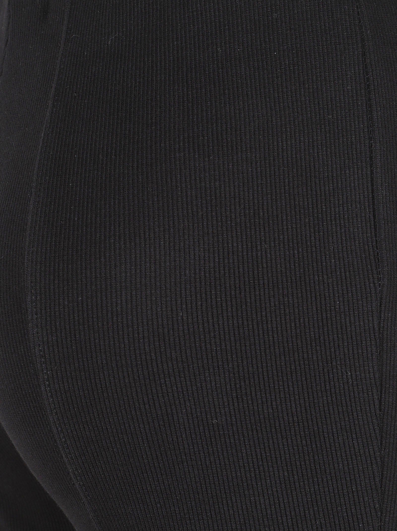 Ribbed High-Waisted Leggings with Stirrup Detail