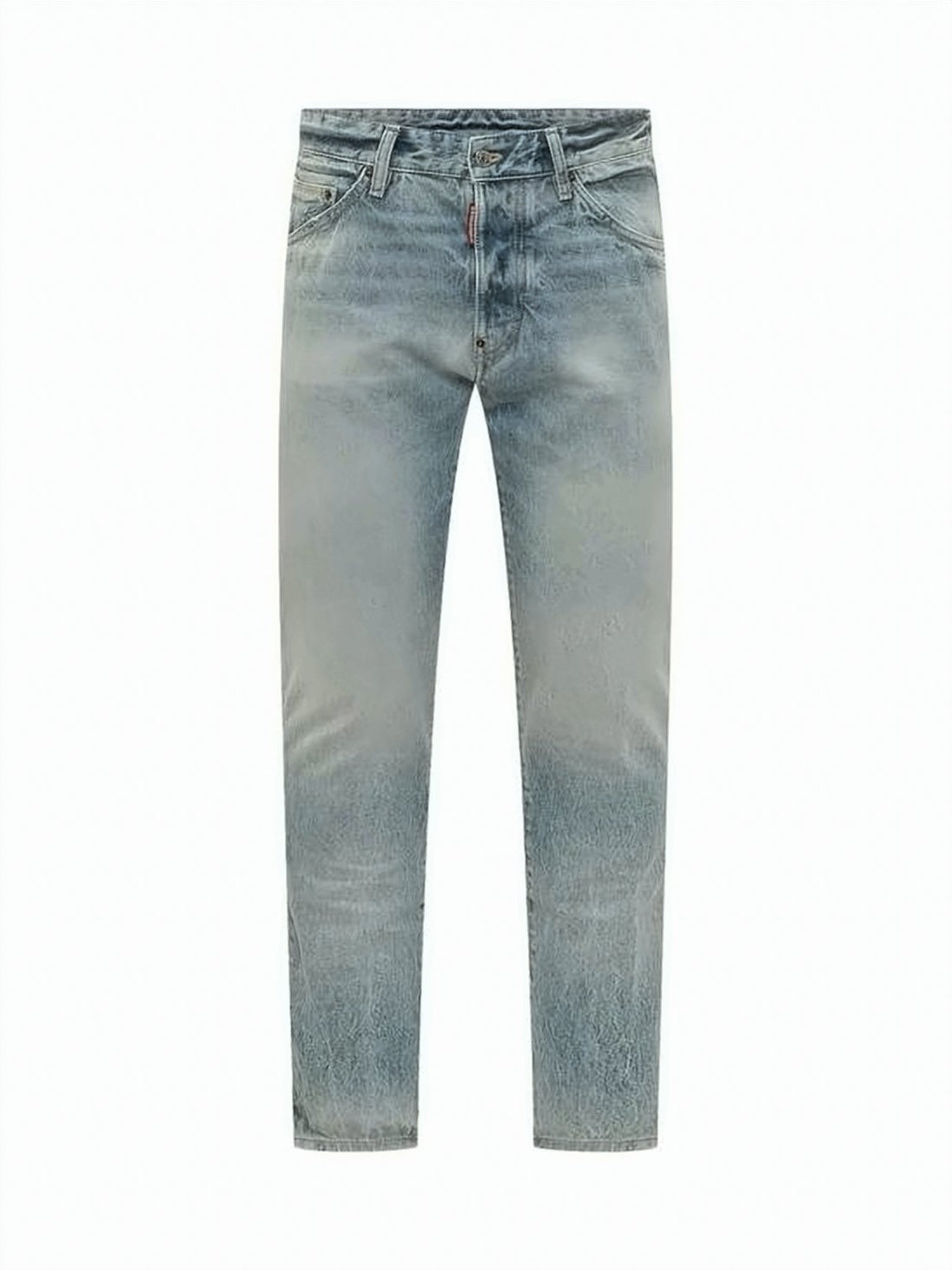 Straight-Leg Denim Pants