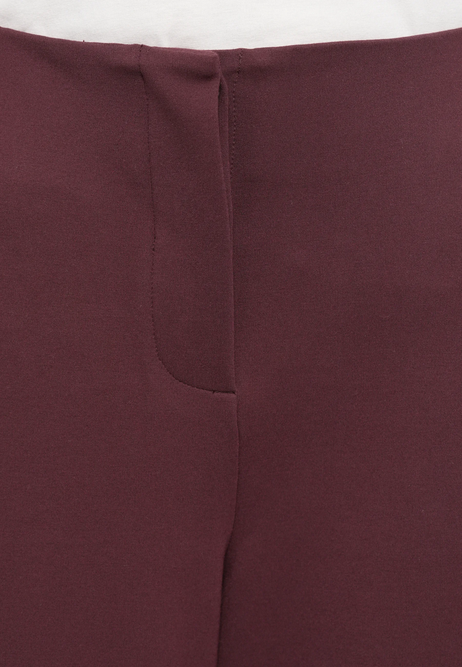 Wide-Leg Pants With Smooth Front