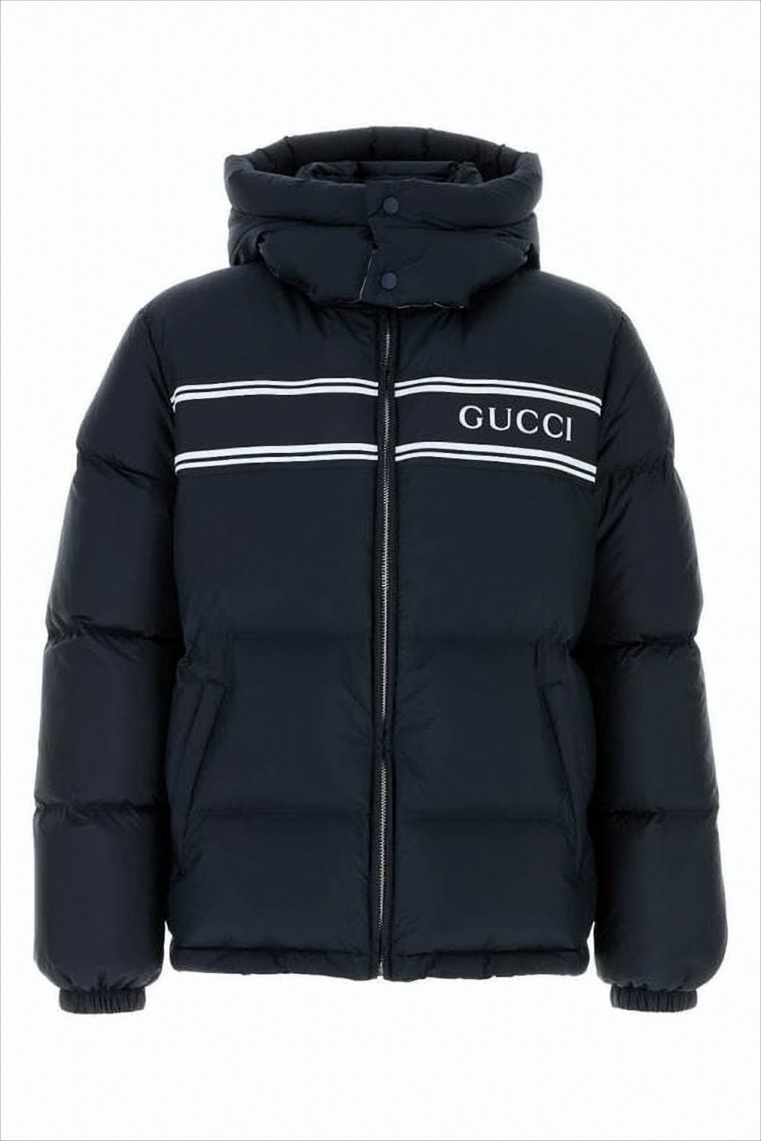 Down Jacket with High Collar